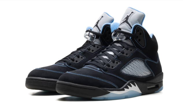 Air Jordan 5 Low 'Black/University Blue' 2026 DD0587-008