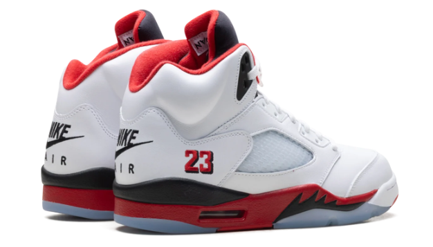 Air Jordan 5 'Fire Red / Black Tongue' 2025 HQ7978-101