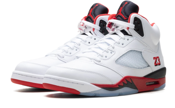 Air Jordan 5 'Fire Red / Black Tongue' 2025 HQ7978-101