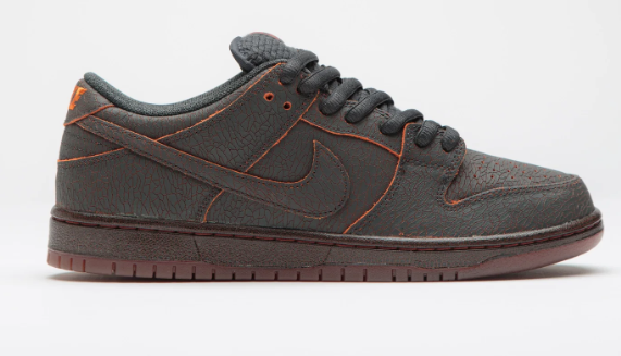 Nike SB Dunk Low Pro Premium 'Krampus' – Dark Smoke Grey / Campfire Orange / Black
