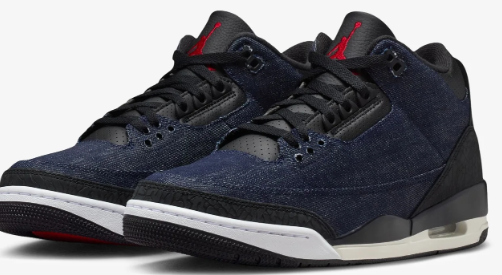 Air Jordan 3 Retro x Levi's – Indigo / Gym Red